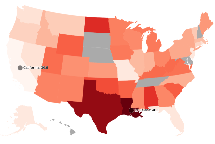 Map Shows States Where Construction Workers Work the Hardest