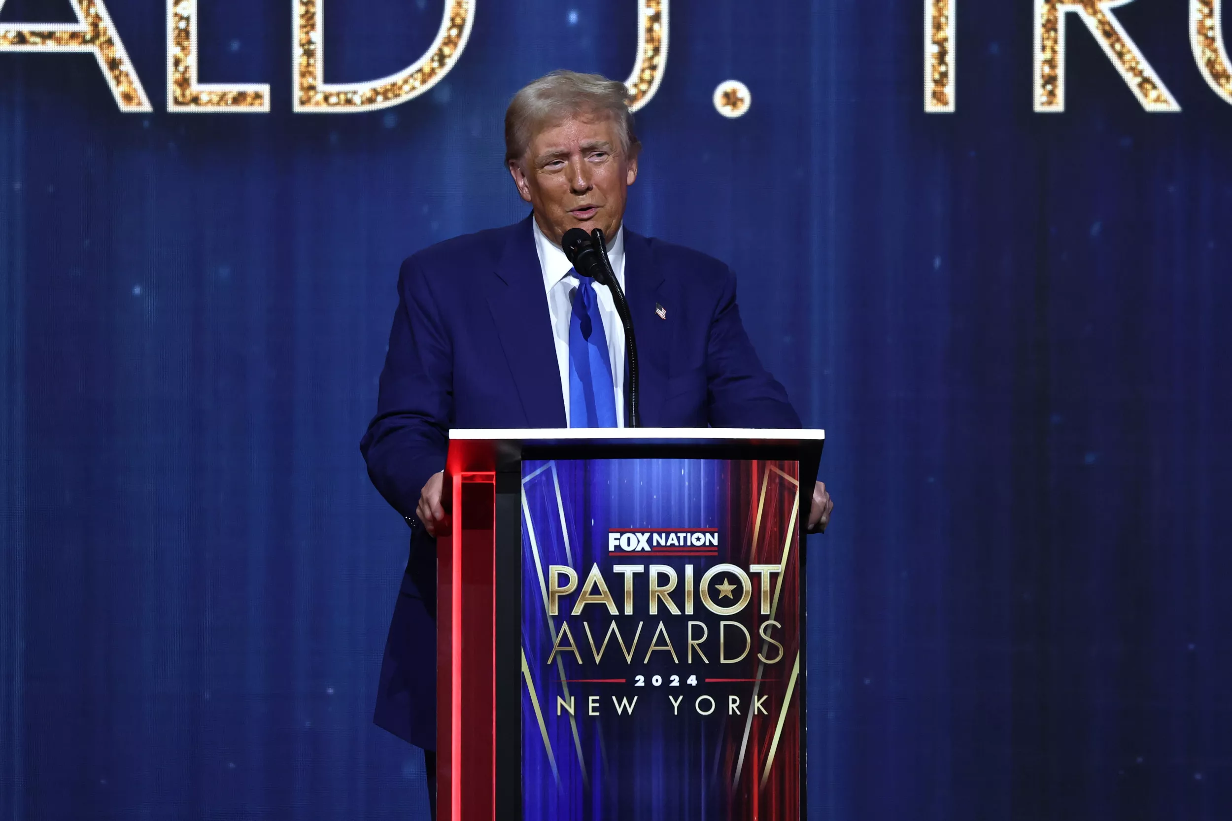 Fact Check: Donald Trump's Fox Nation "Patriot of the Year" speech