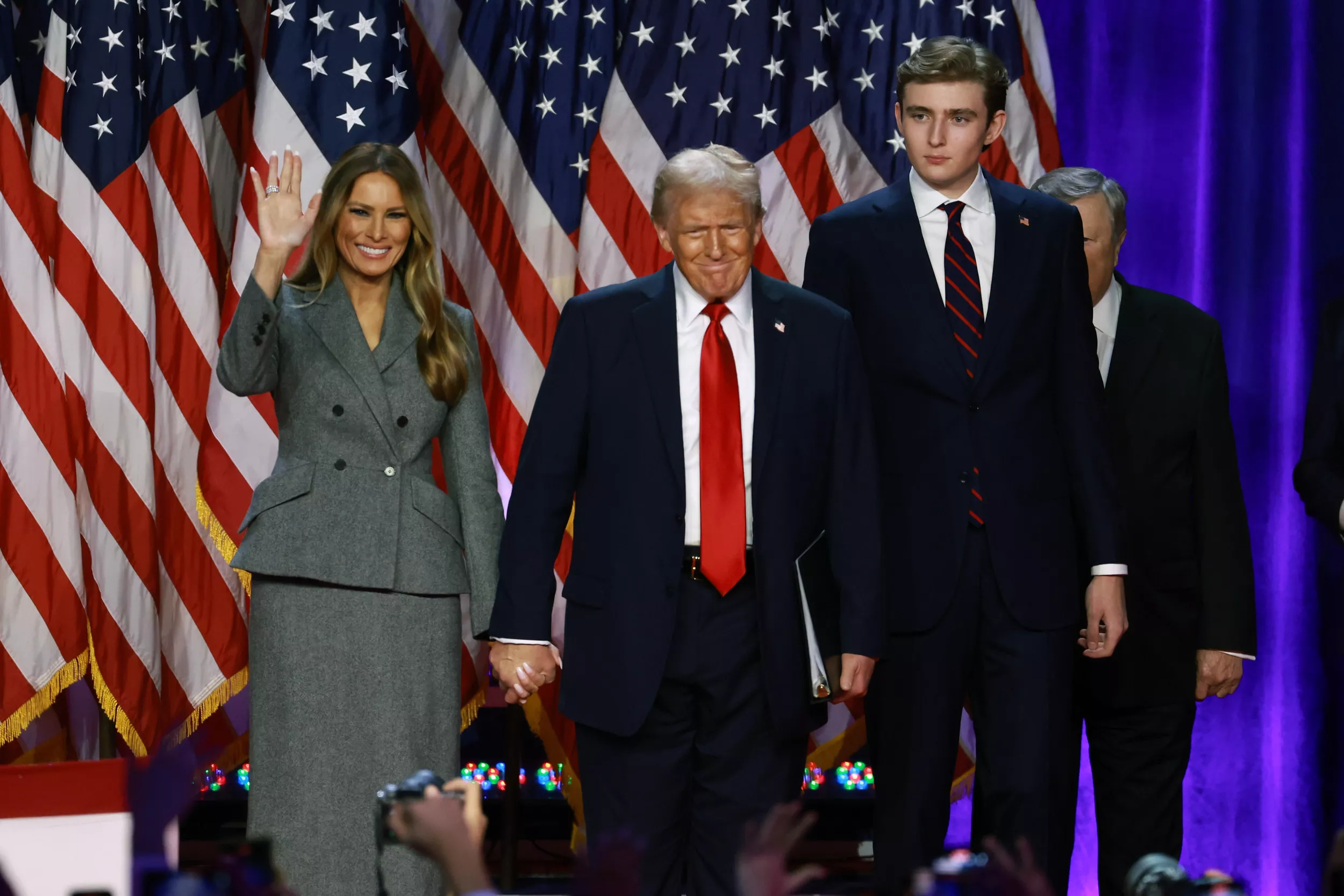 Melania Trump reveals 18-year-old son Barron's college experience