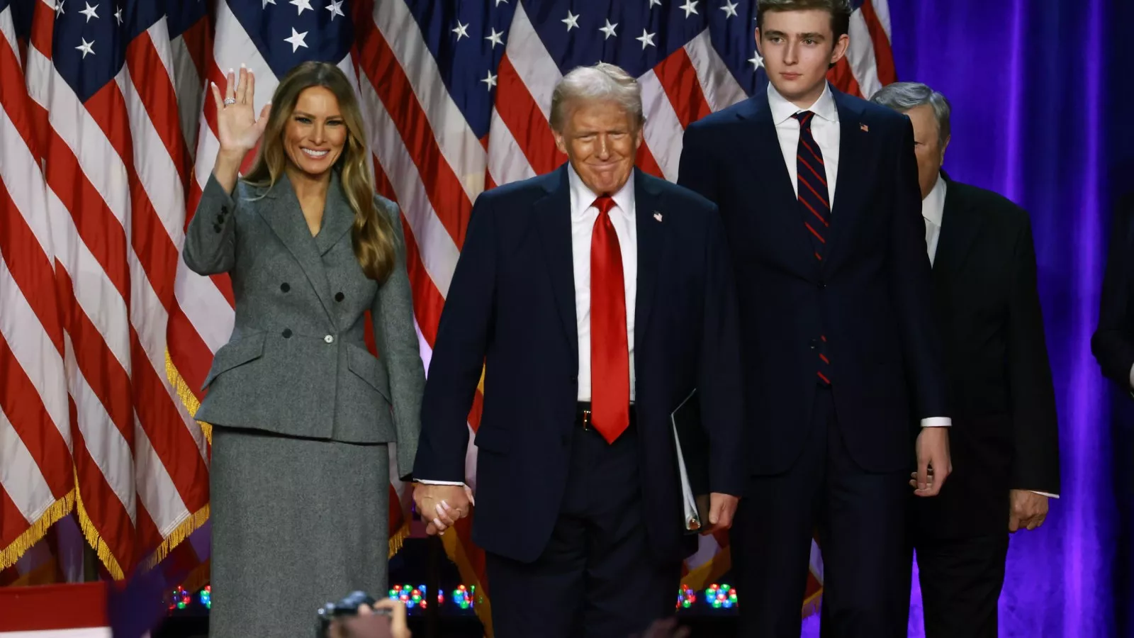Melania Trump reveals 18-year-old son Barron's college experience