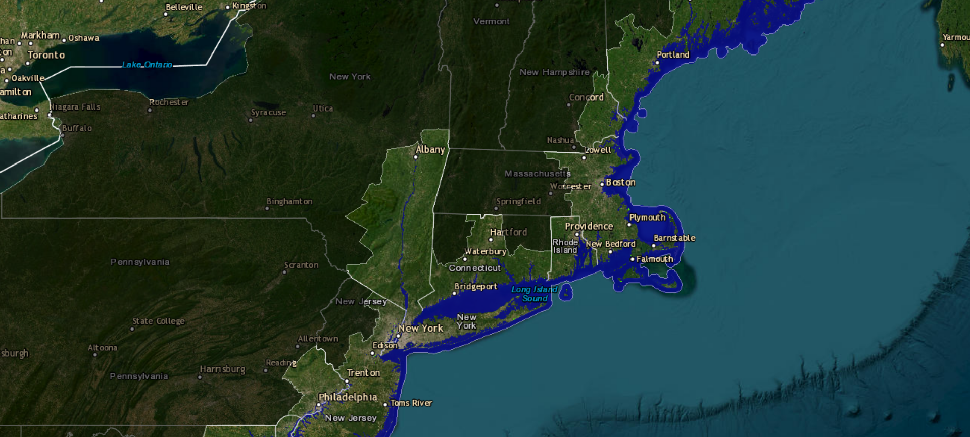 Map Shows Cities That Could Go Underwater From Sea Level Rise