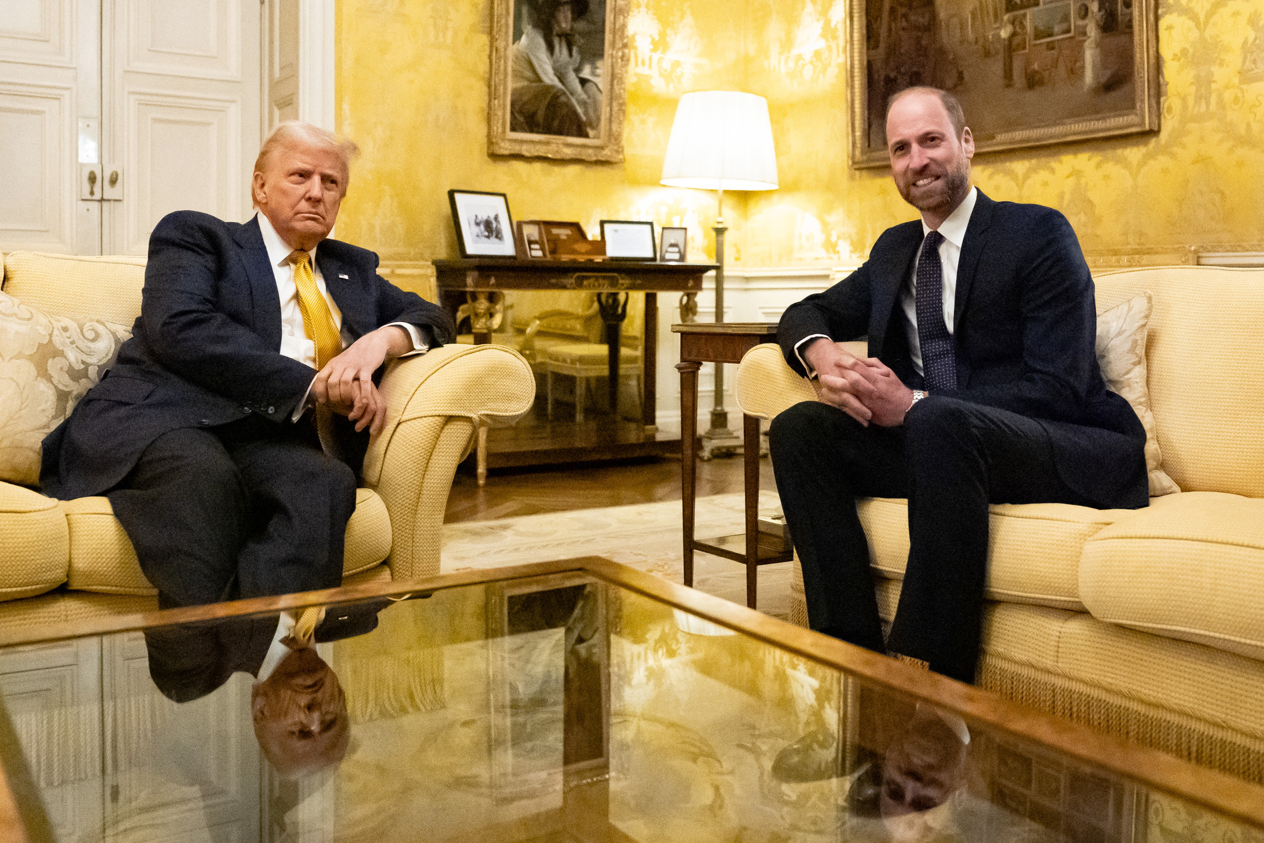 Prince William's Reaction to Meeting Donald Trump Goes Viral