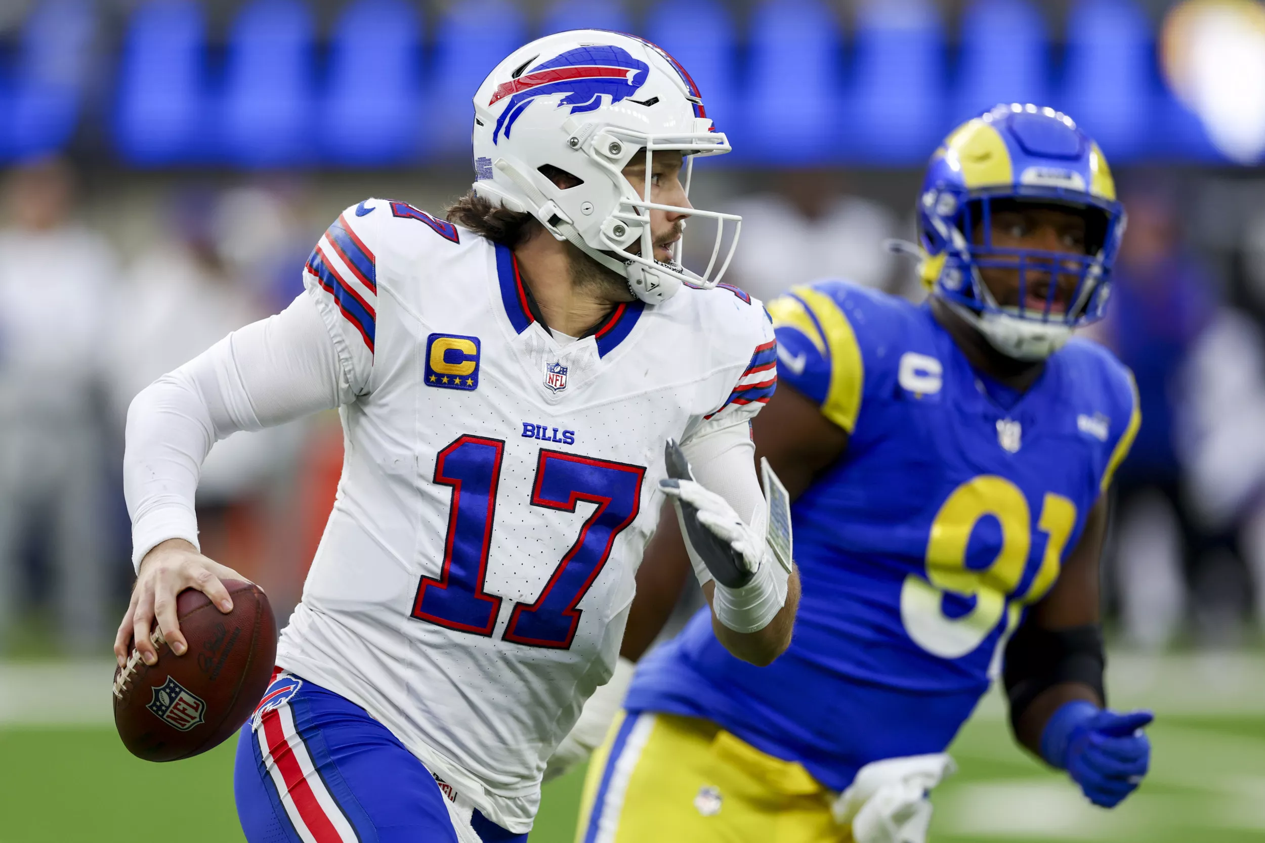 Bills QB Josh Allen Makes NFL History in High-Scoring Game vs Rams -  Newsweek