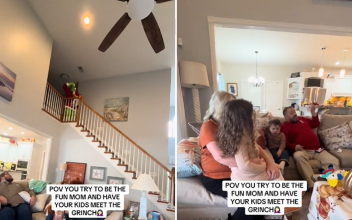 Mom quickly regrets surprising 3-year-old son with visit from the Grinch