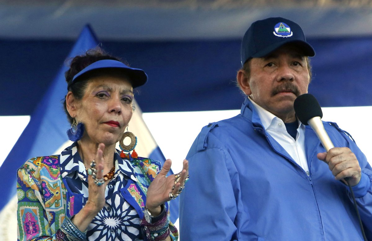 Daniel Ortega and Rosario Murillo