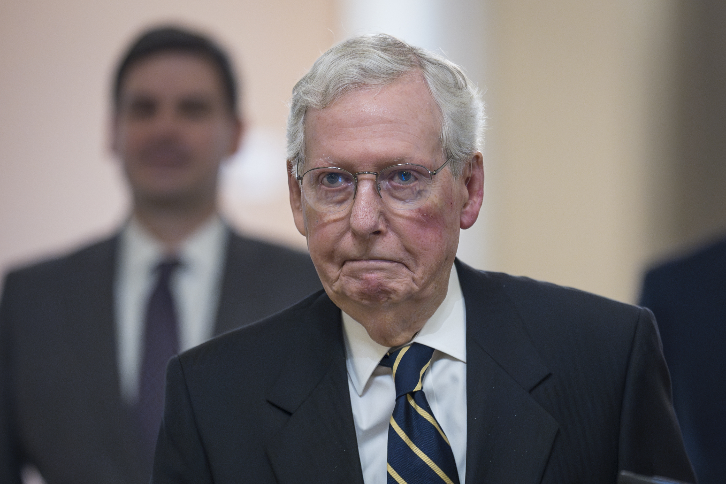 Mitch McConnell Sprains Wrist After Fall on Capitol Hill - Newsweek