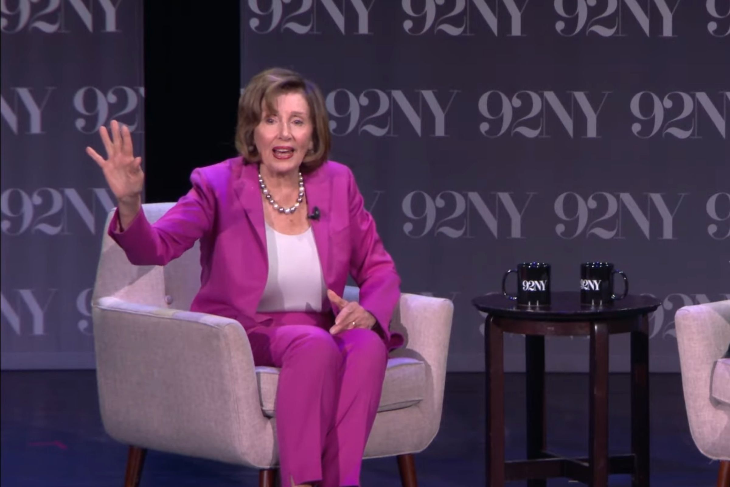 Nancy Pelosi Heckled for Over a Minute at Event: ‘I’m Used to This’