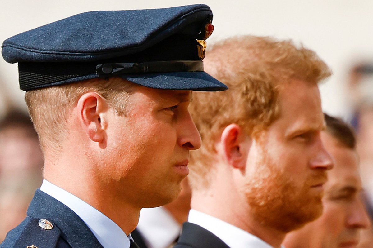 Prince William and Prince Harry Honor Queen