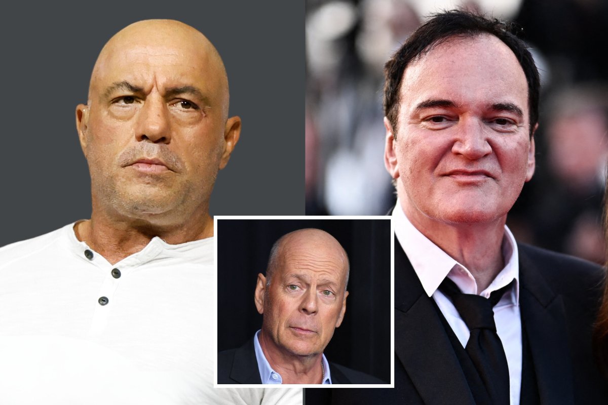 Joe Rogan, Bruce Willis, Quentin Tarantino