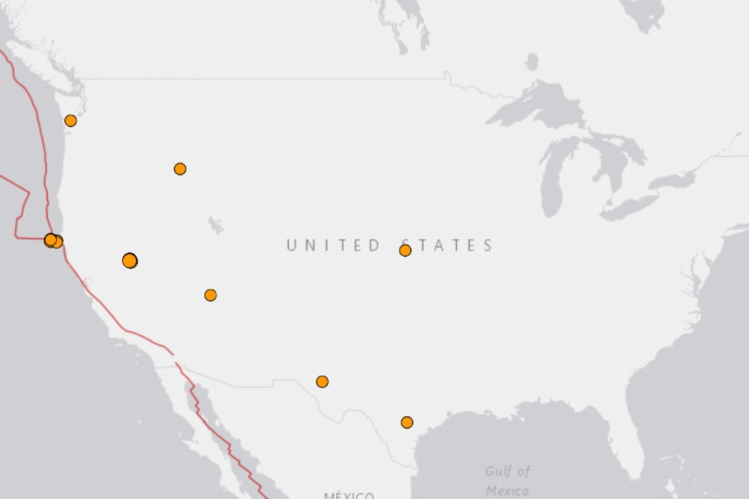 Earthquake Map Shows 9 States Hit On The Same Morning - Newsweek