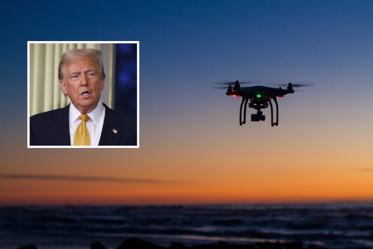 Donald Trump shoots down mysterious drones