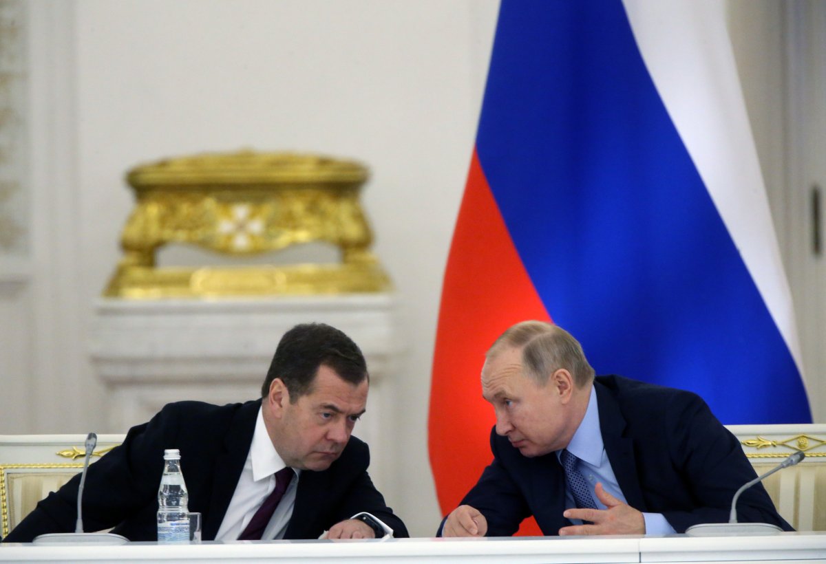 Vladimir Putin and Dmitry Medvedev