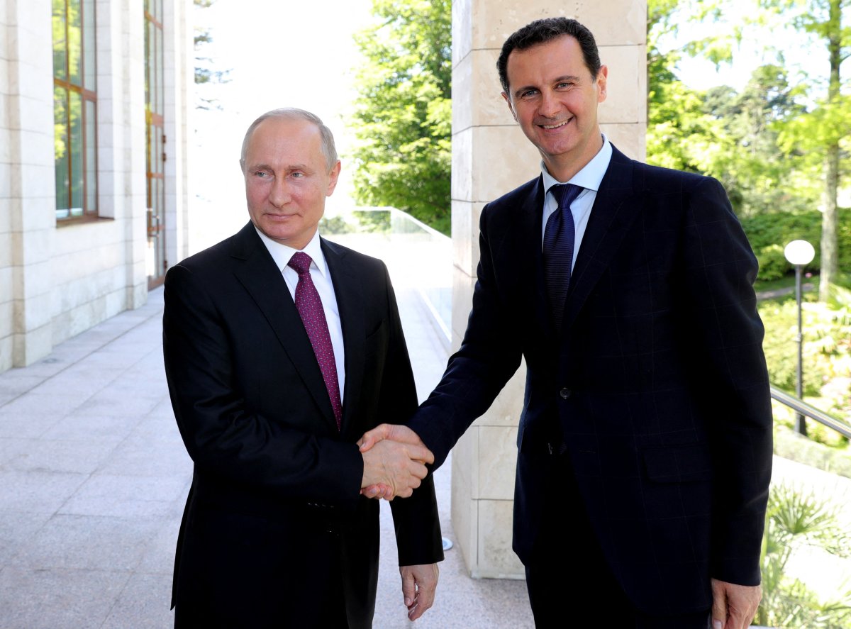 Vladimir Putin and Bashar al Assad