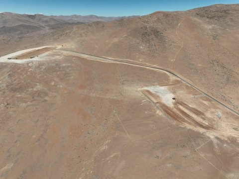 Ventarrones Observatory Construction Site in Chile