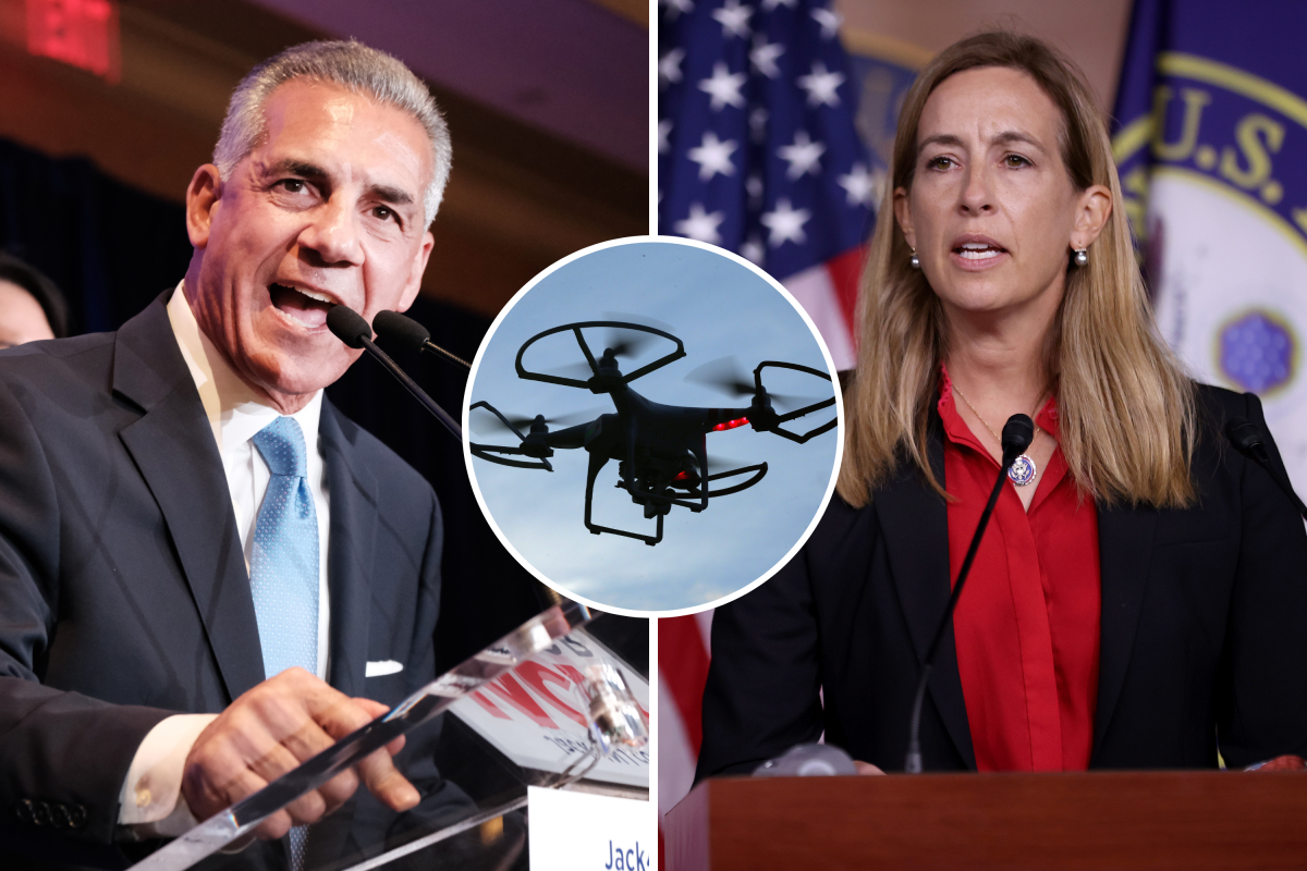 New Jersey gubernatorial candidates drone remarks