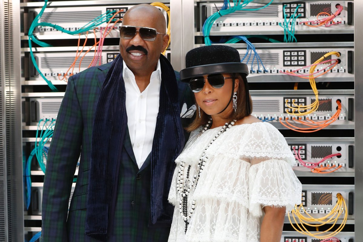 Steve Harvey and Marjorie Harvey