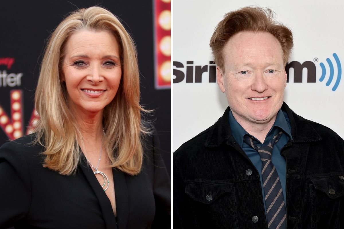 Lisa Kudrow and Conan O'Brien