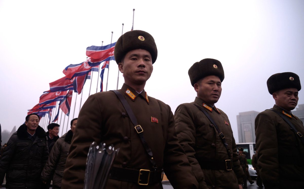 North Korean soldiers