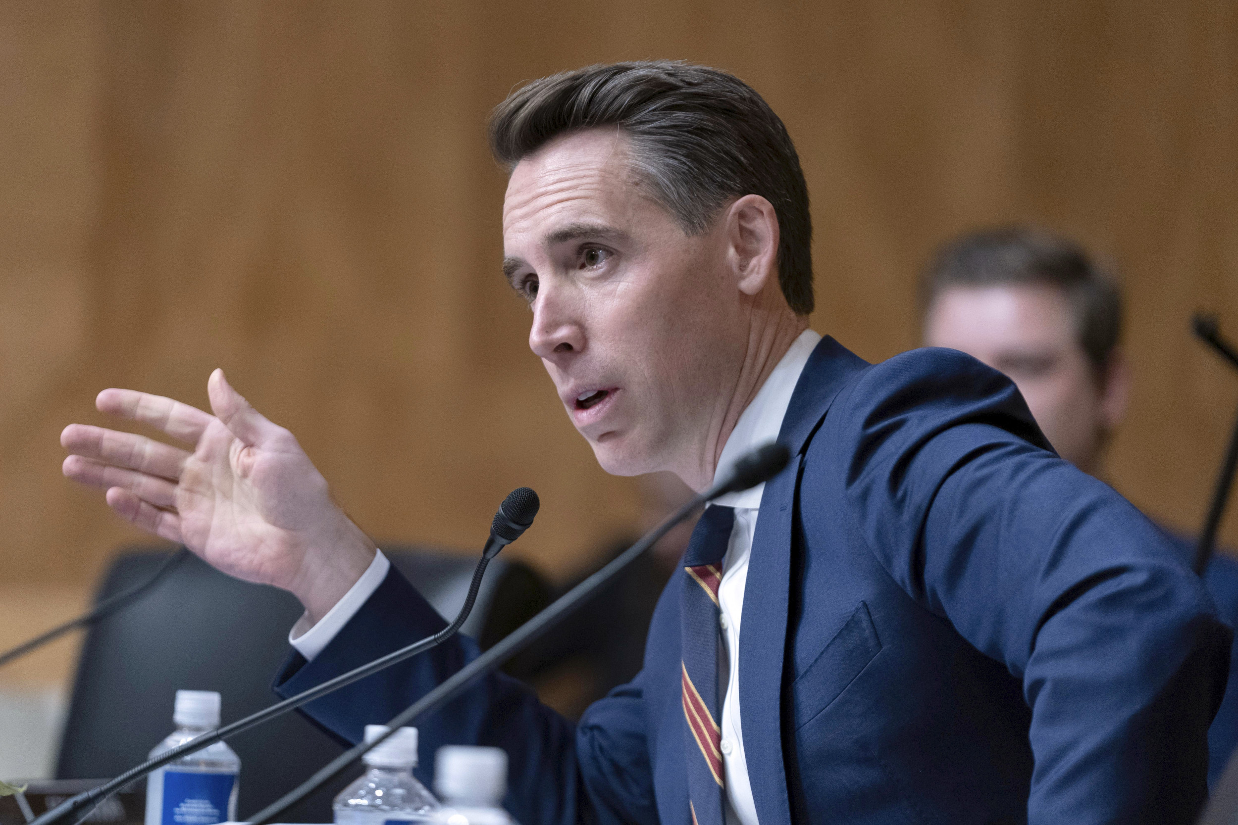 Josh Hawley Confronts NCAA President Over Trans Athletes Playing Sports