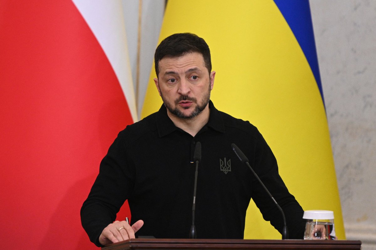 Ukraine's President Volodymyr Zelensky 