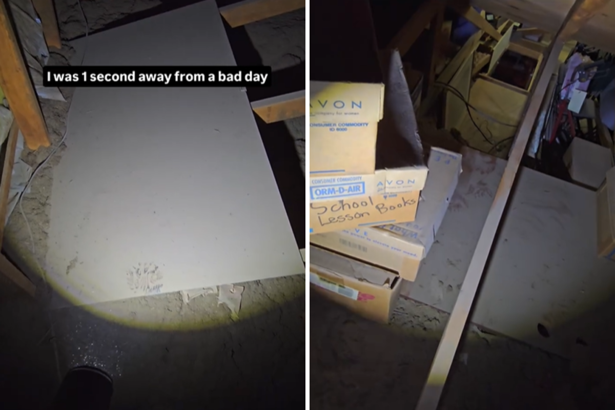 Home inspector finds booby trap in attic