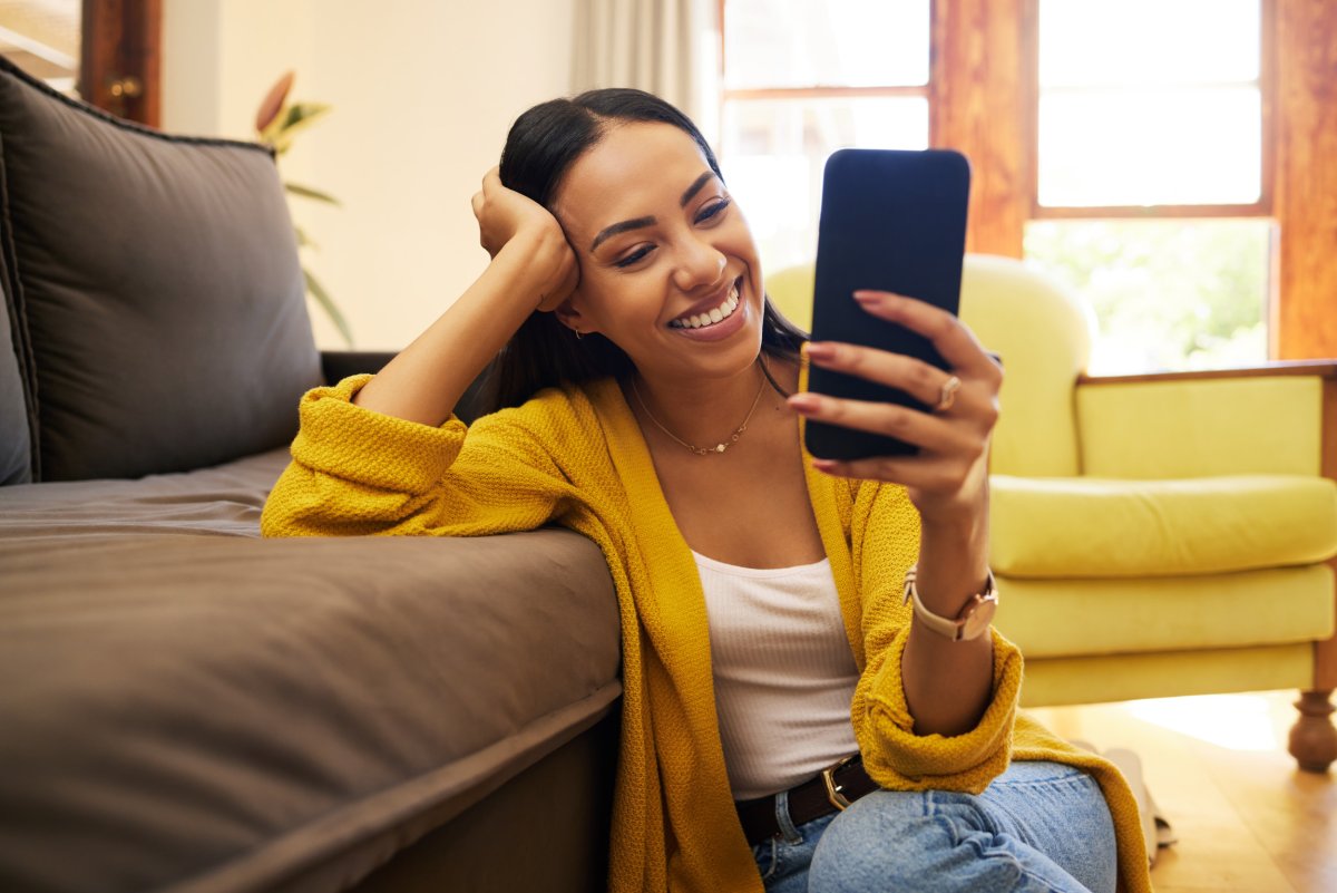 woman on phone