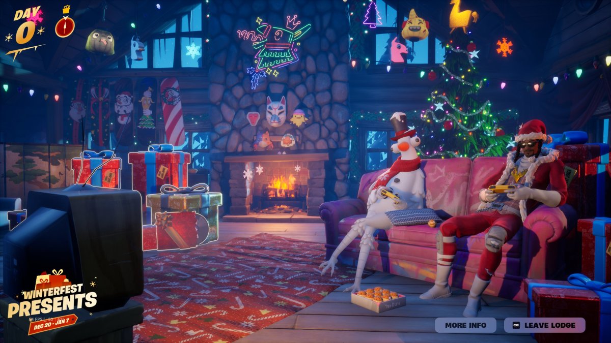 Fortnite Winterfest Loading Screen