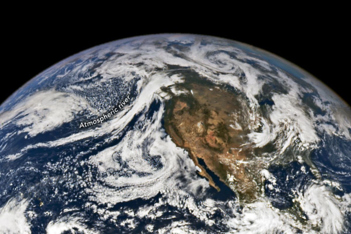 satellite atmospheric river