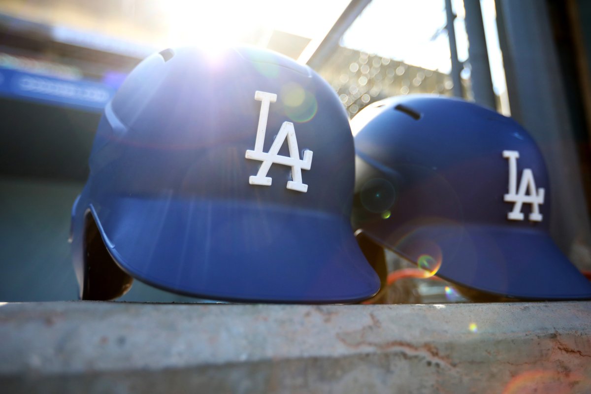 Los Angeles Dodgers helmet