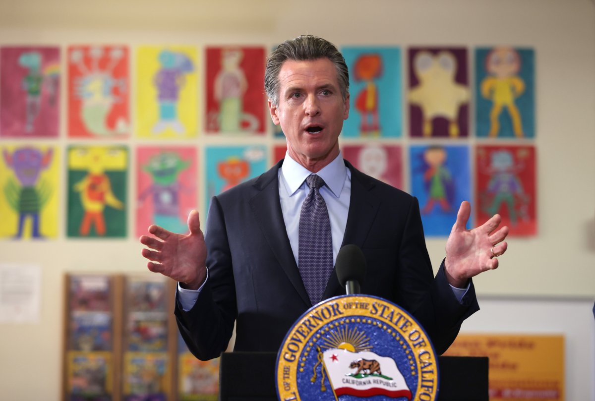 Gavin Newsom speaks in San Francisco 