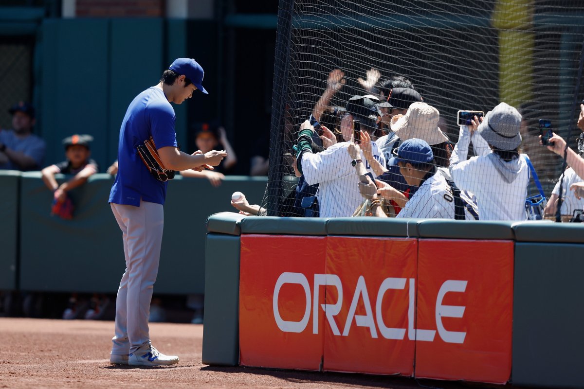 Los Angeles Dodgers Shohei Ohtani Giants