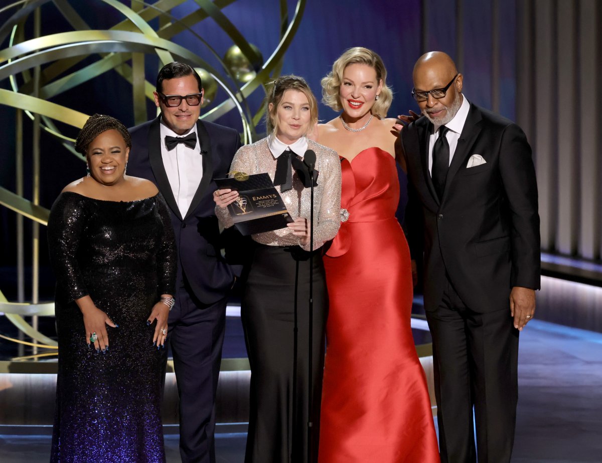 Katherine Heigl Onstage with 'Grey's' Costars