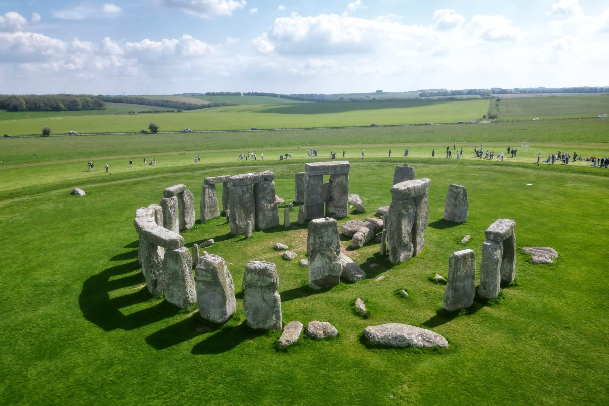 Drone view of Stonehenge