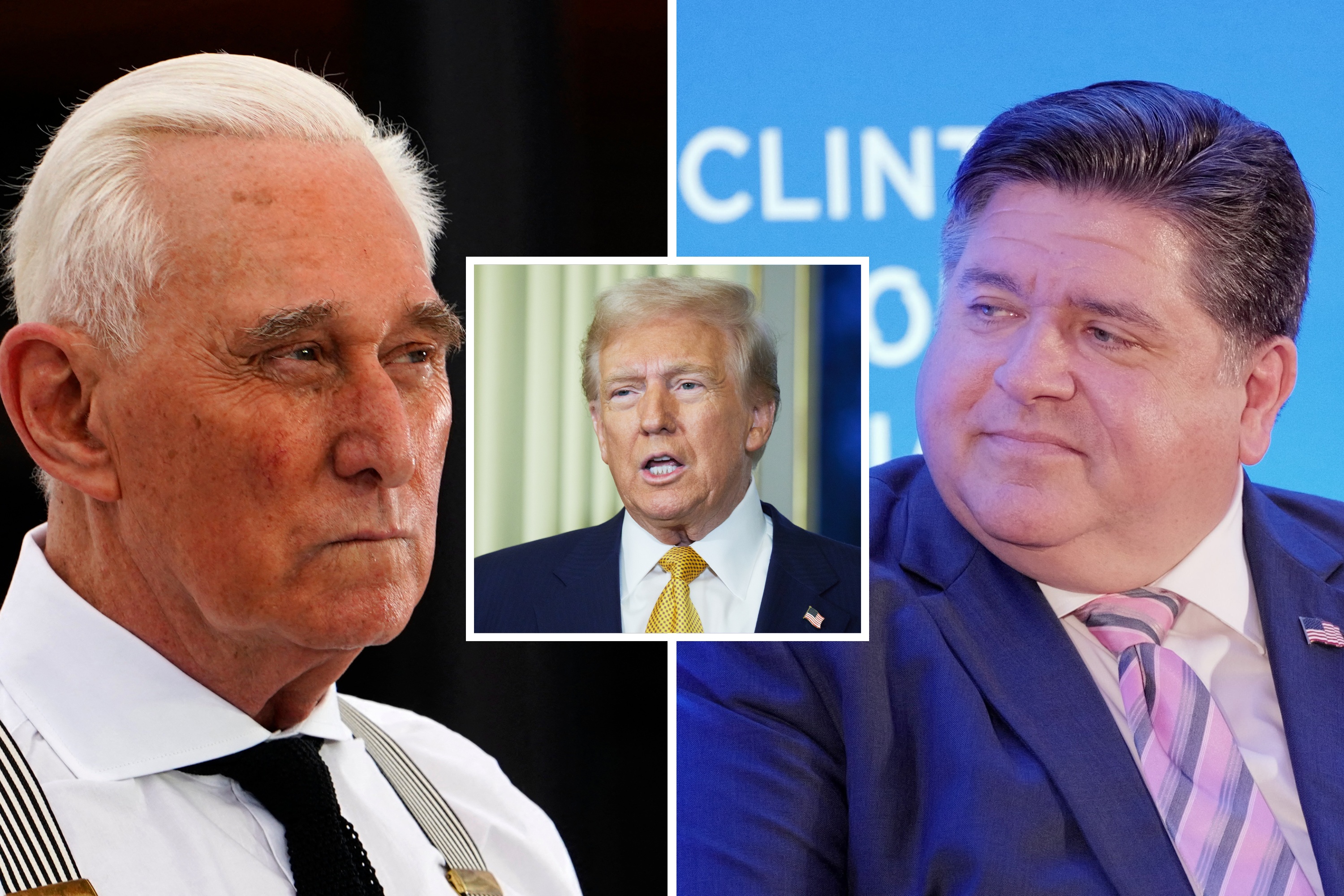 Roger Stone urges Trump to sue Illinois governor for calling him a “rapist”