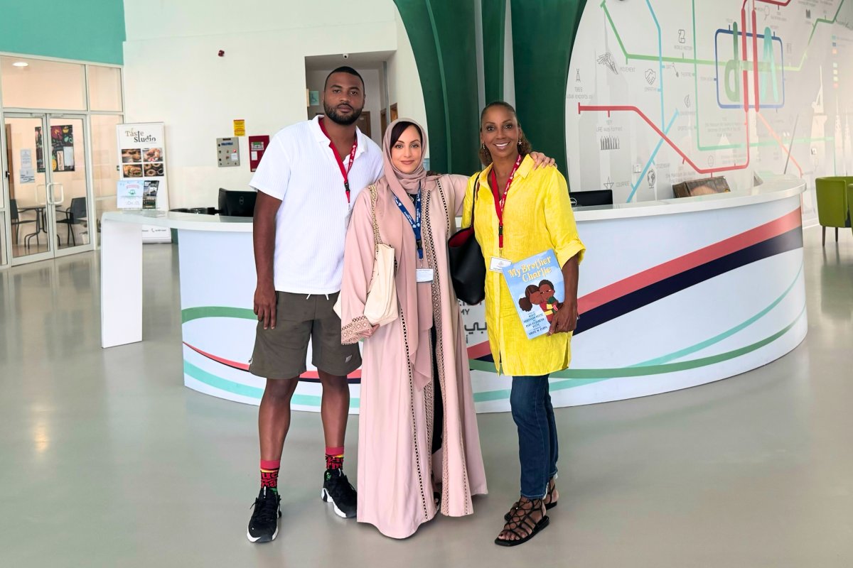 Holly Robinson Peete RJ Isti Dubai school