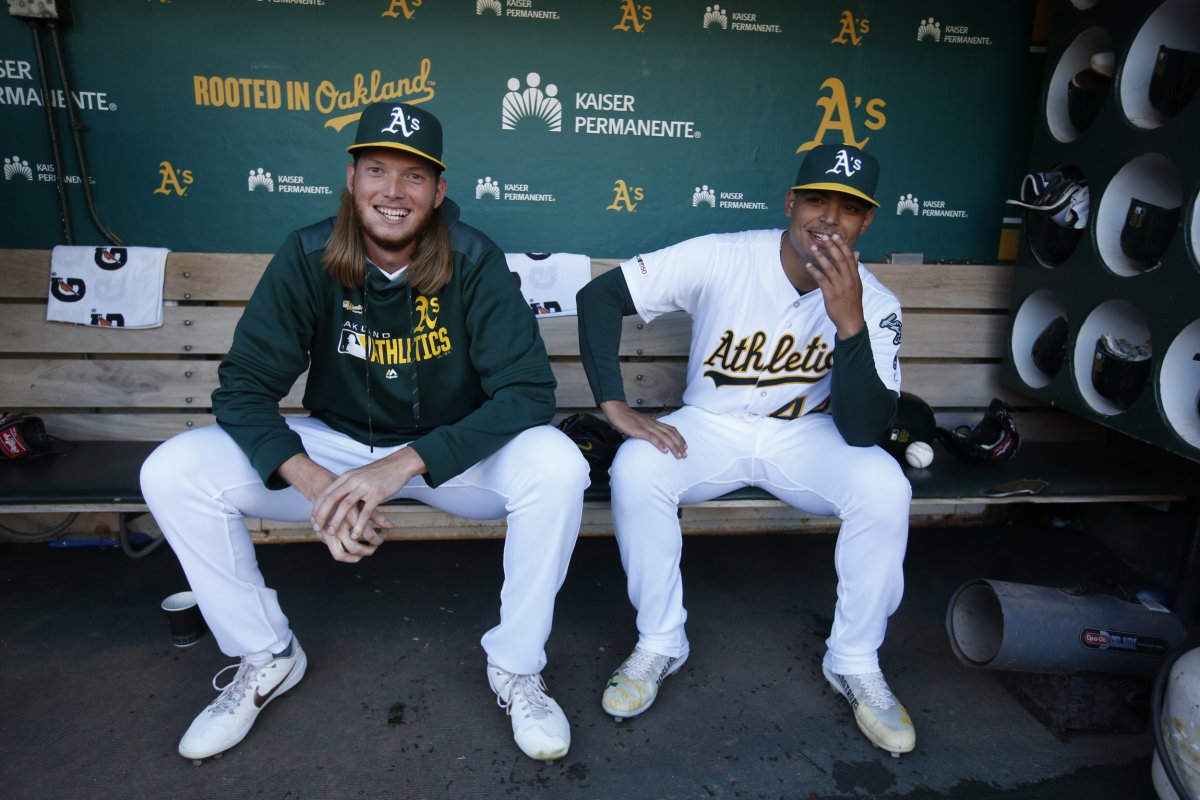 Oakland A's Jesus Luzardo A.J. Puk