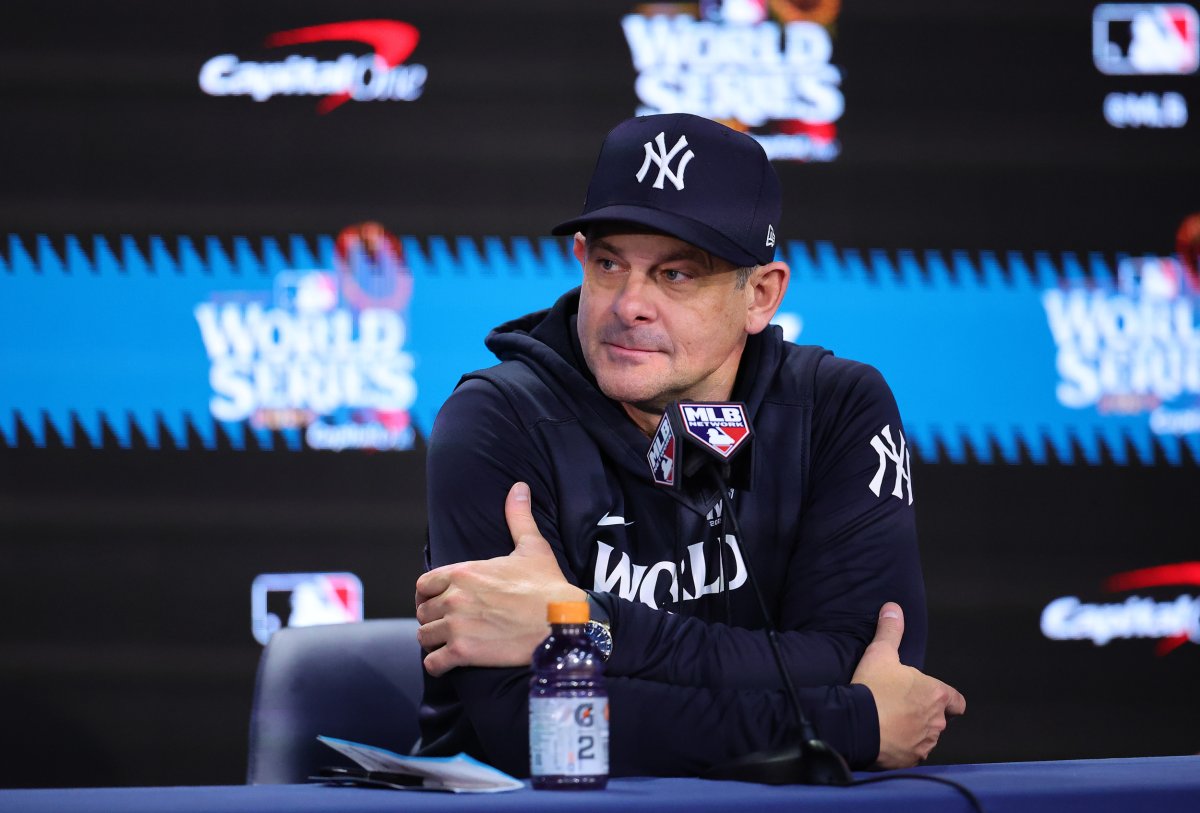 New York Yankees manager Aaron Boone