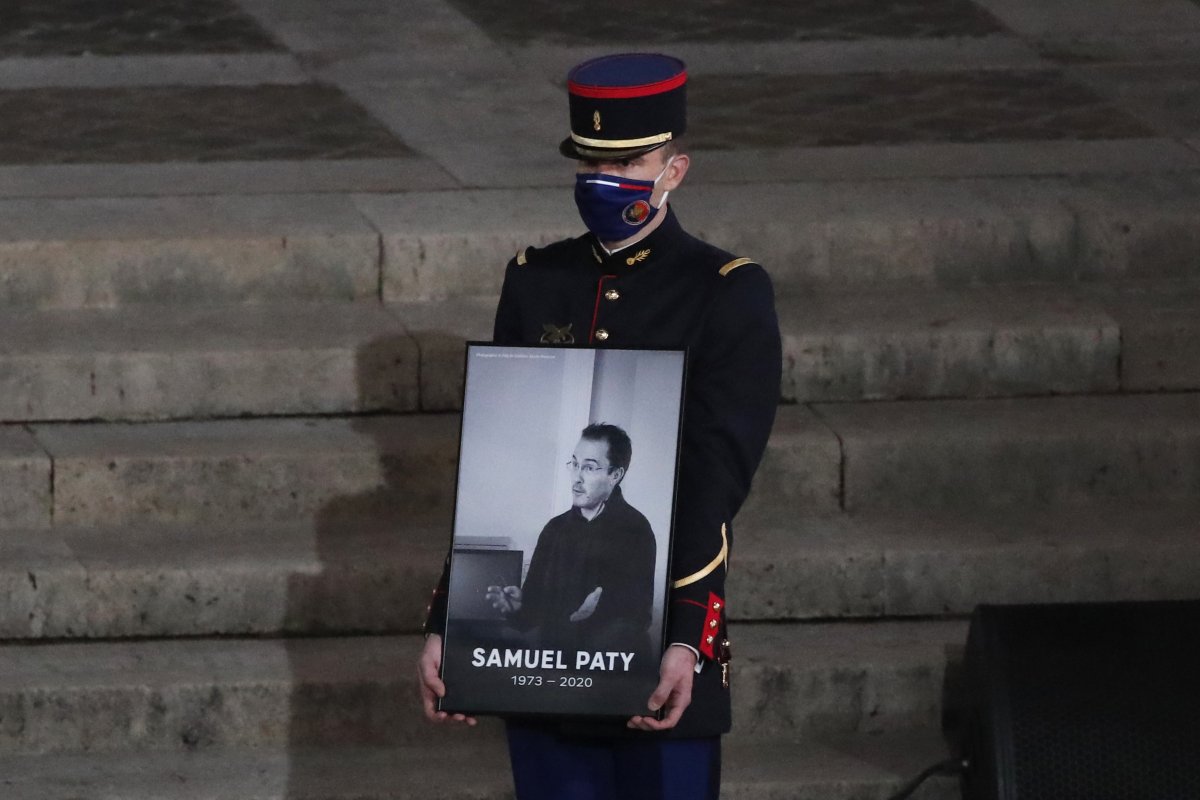 Portrait of Samuel Paty
