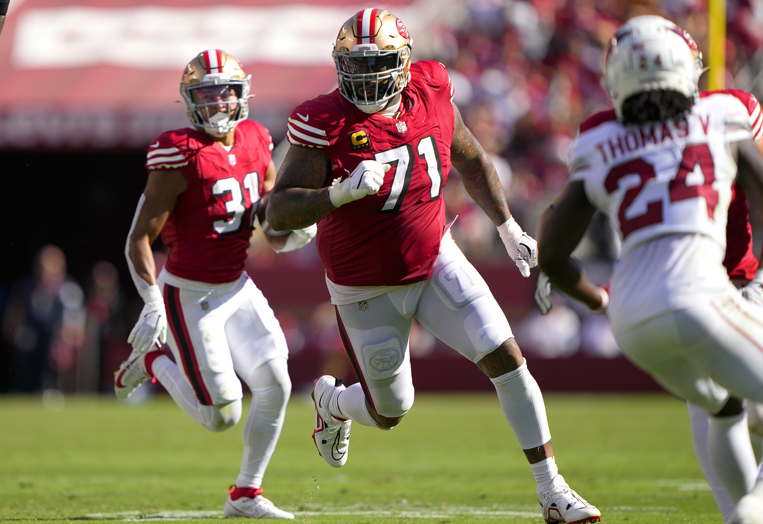 Cardinals Lose Two First-Round Pick Offensive Linemen for Rest of 2024 Season