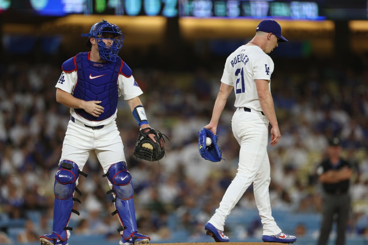 Los Angeles Dodgers pitcher Walker Buehler