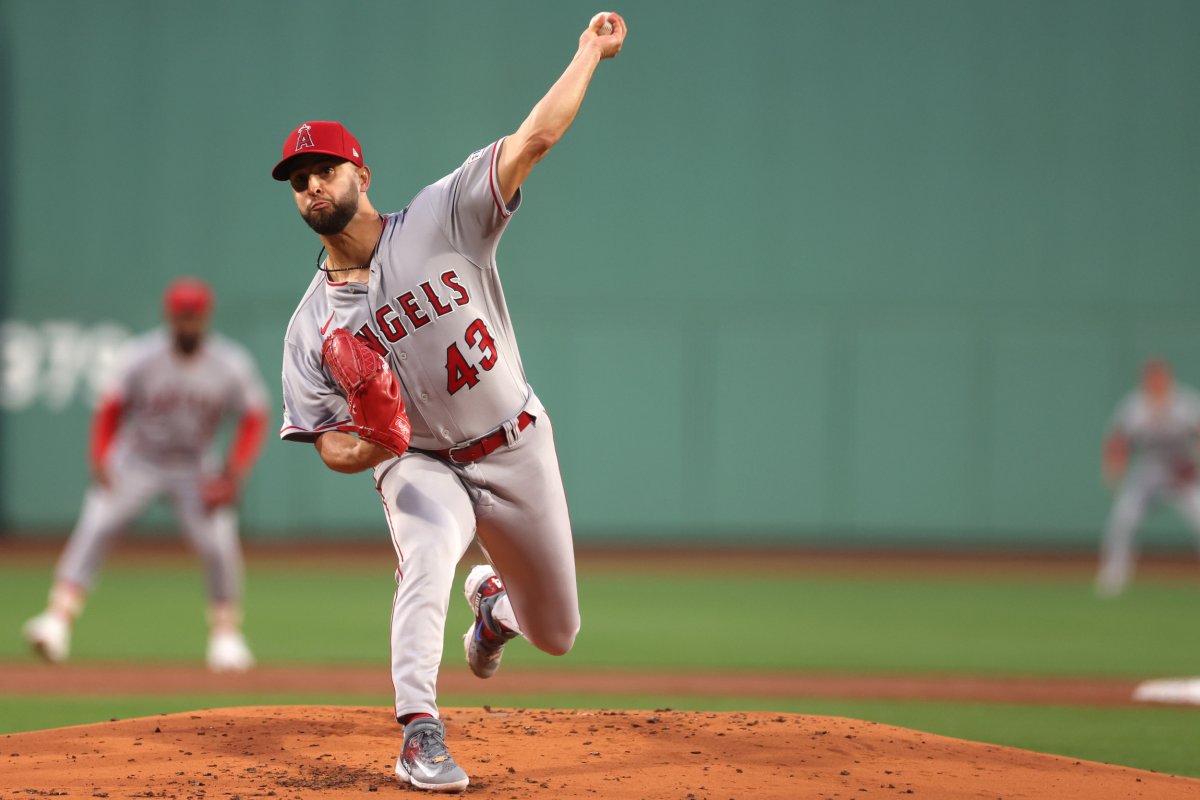 Los Angeles Angels pitcher Patrick Sandoval