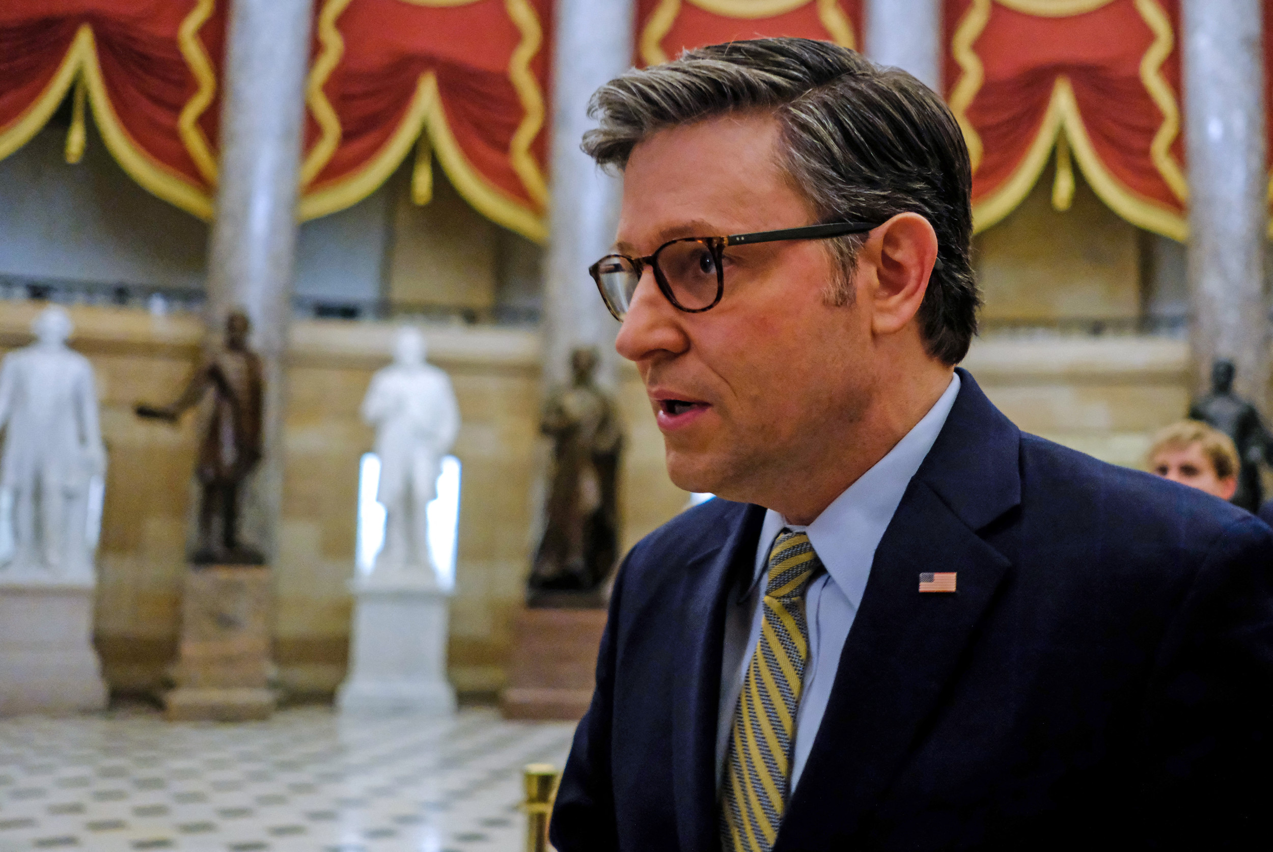 Republican Undecided on Mike Johnson After Spending Bill Passes House