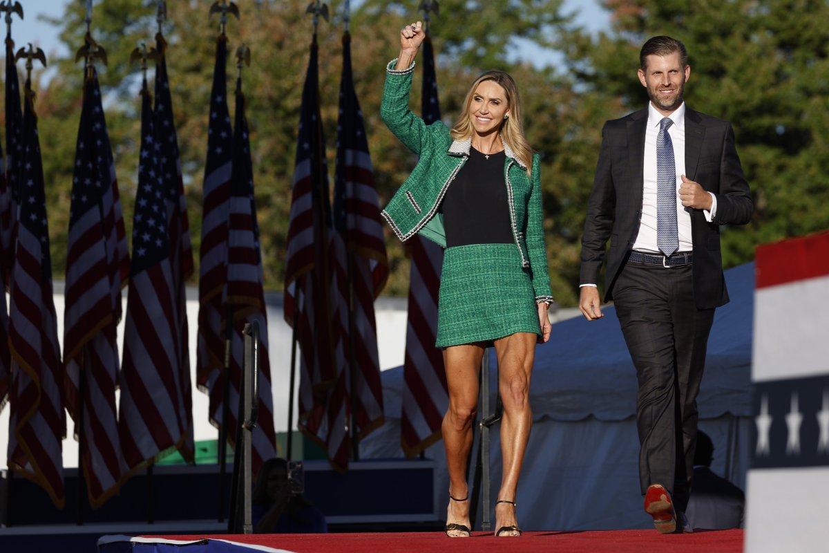 Lara Trump Eric Rally Pennsylvania