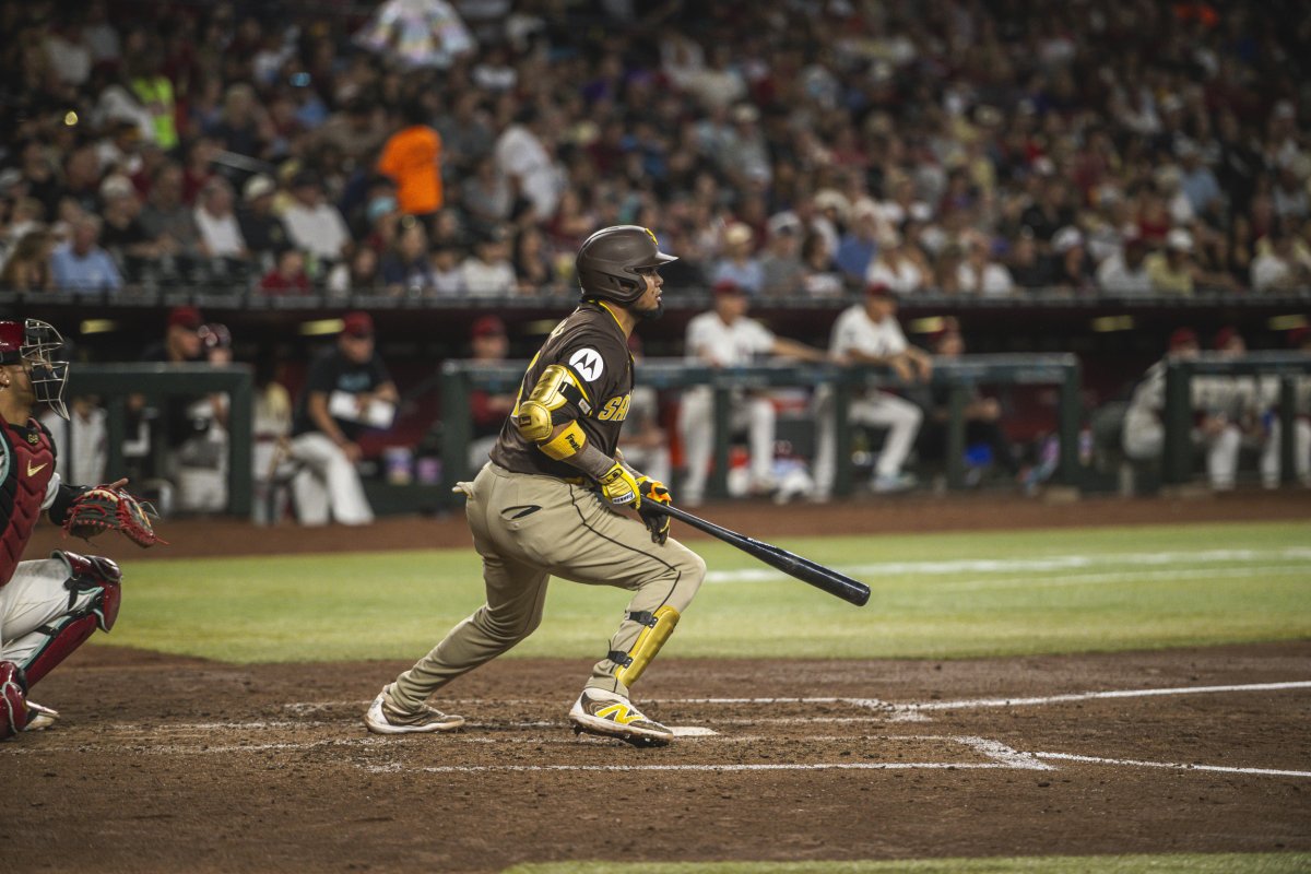 San Diego Padres infielder Luis Arráez