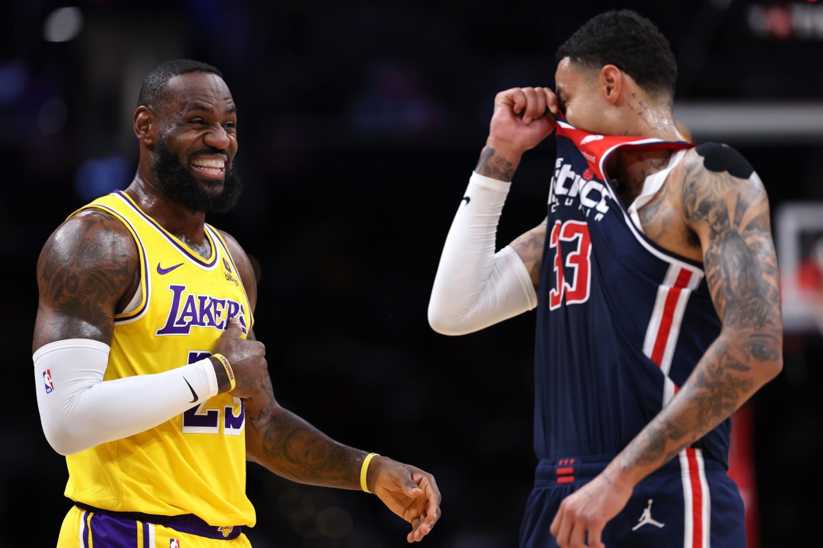 Kyle Kuzma and LeBron James