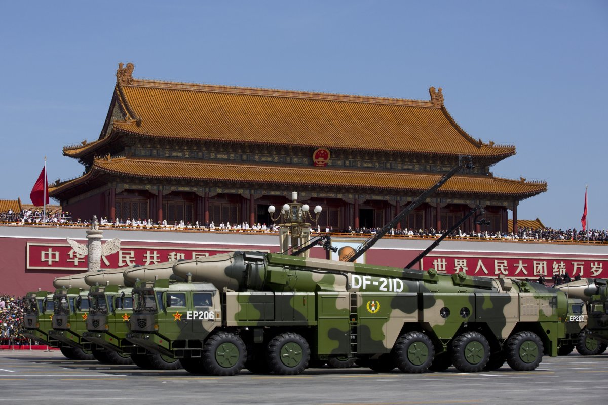 China Displays DF-21D Anti-ship Ballistic Missiles