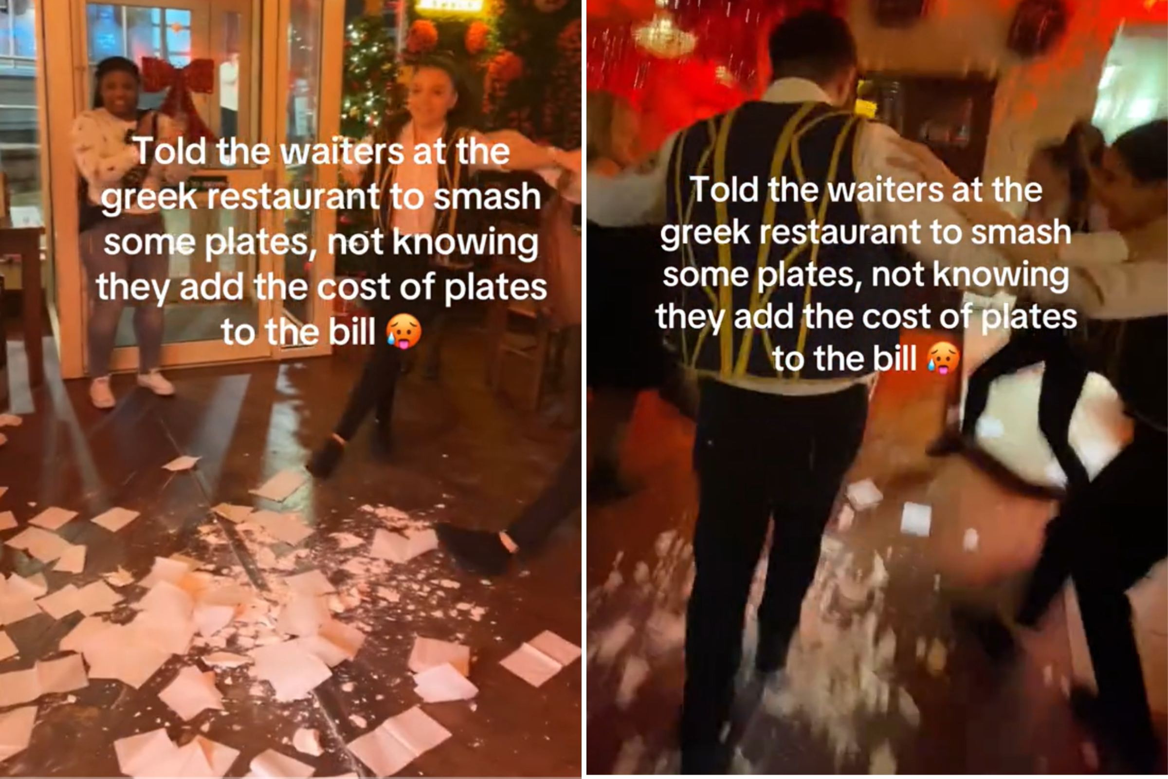 Friends Smash Plates to Celebrate in Greek Restaurant, Then Comes the ...