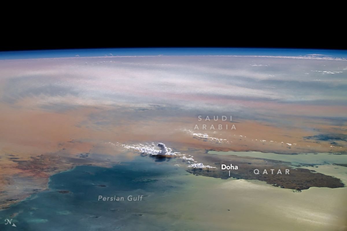 Cloud and Arabian Peninsula