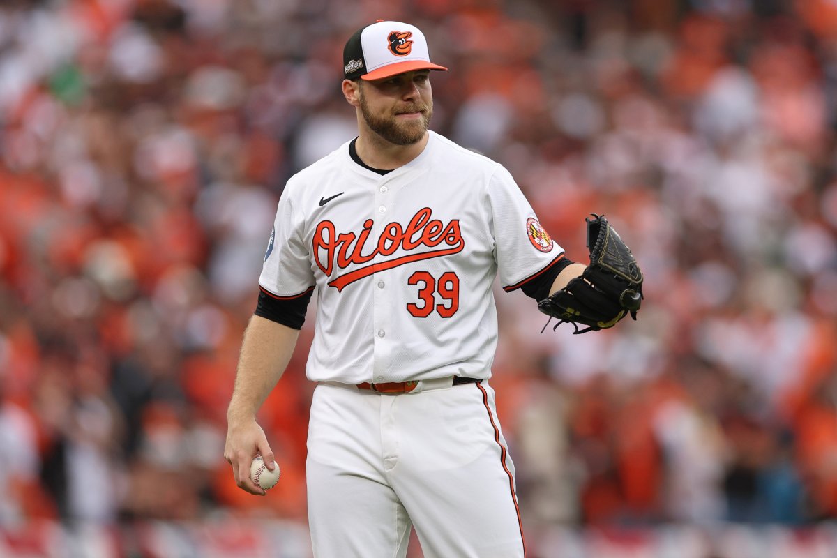 Baltimore Orioles pitcher Corbin Burnes