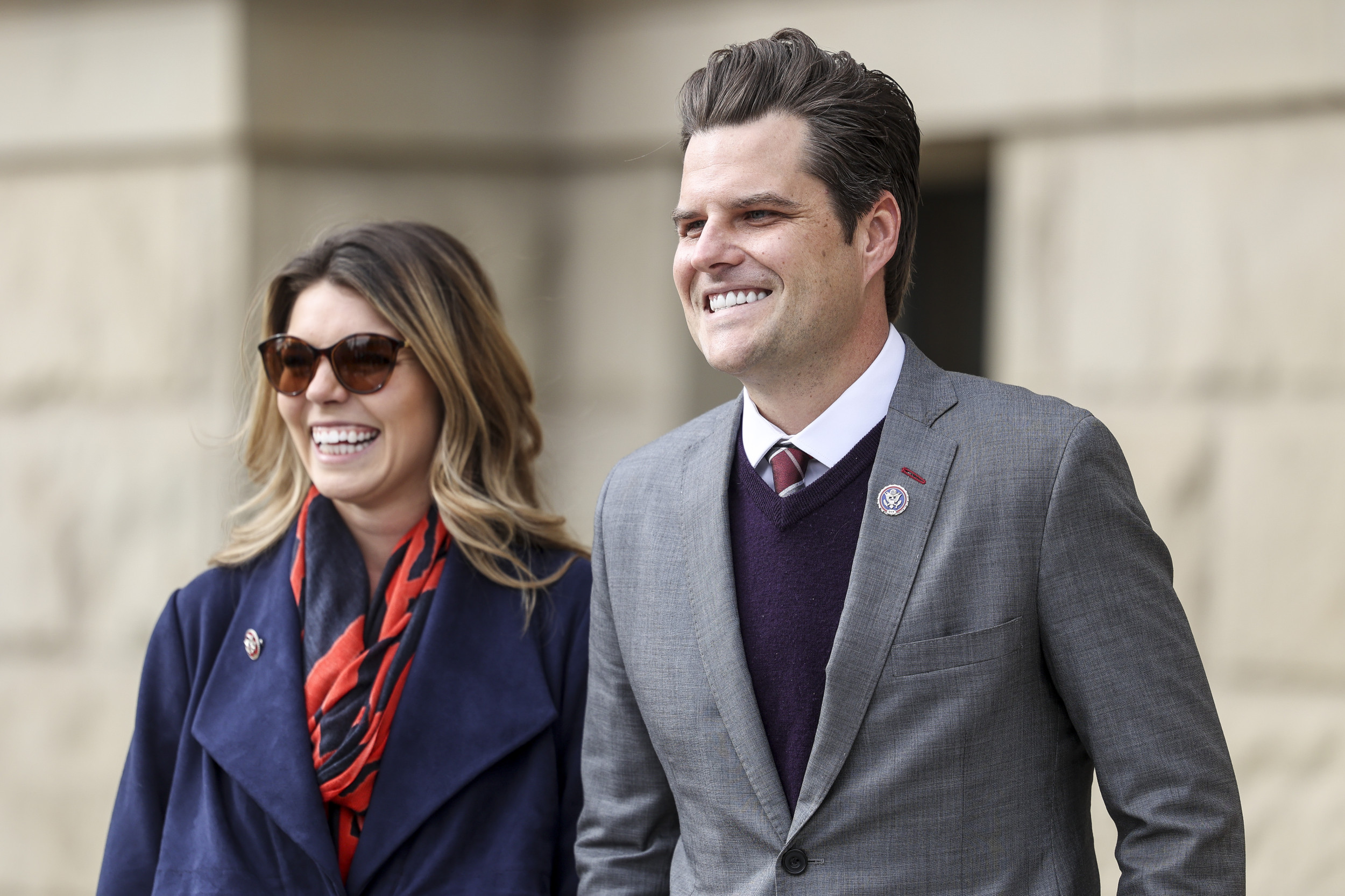 Matt Gaetz's Wife, Ginger Luckey, Stood by Husband as Allegations